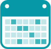 Icon of a calendar.